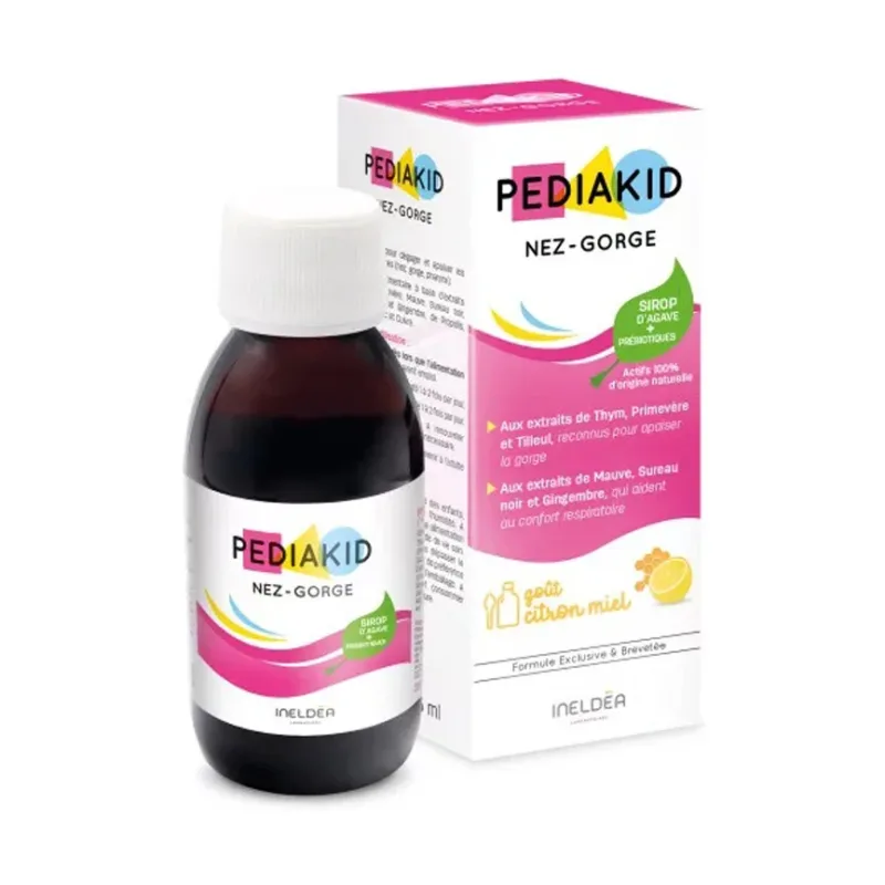 Sirop de miere si lamaie pentru raceala Nez-Gorge - Pediakid