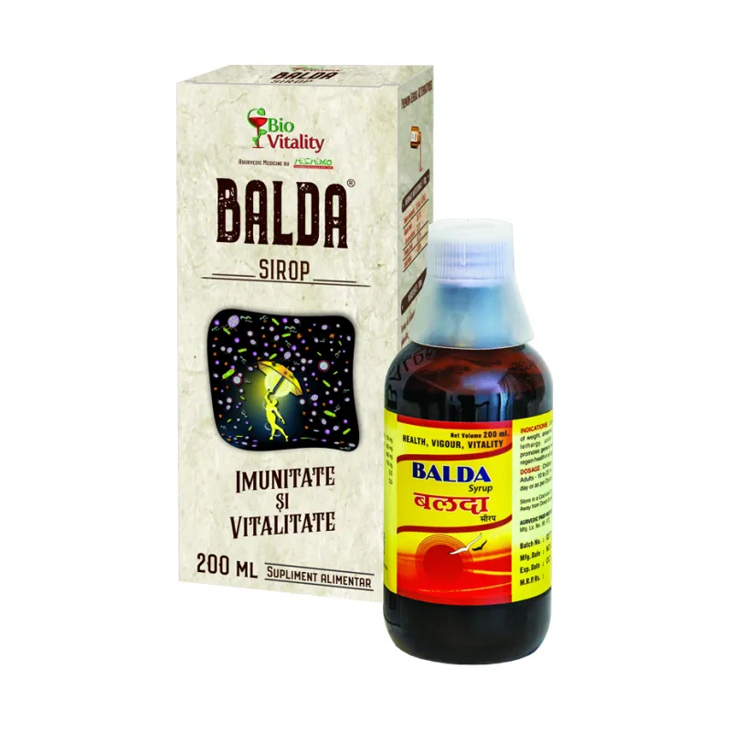 Sirop imunitate si vitalitate Balda - BioVitality