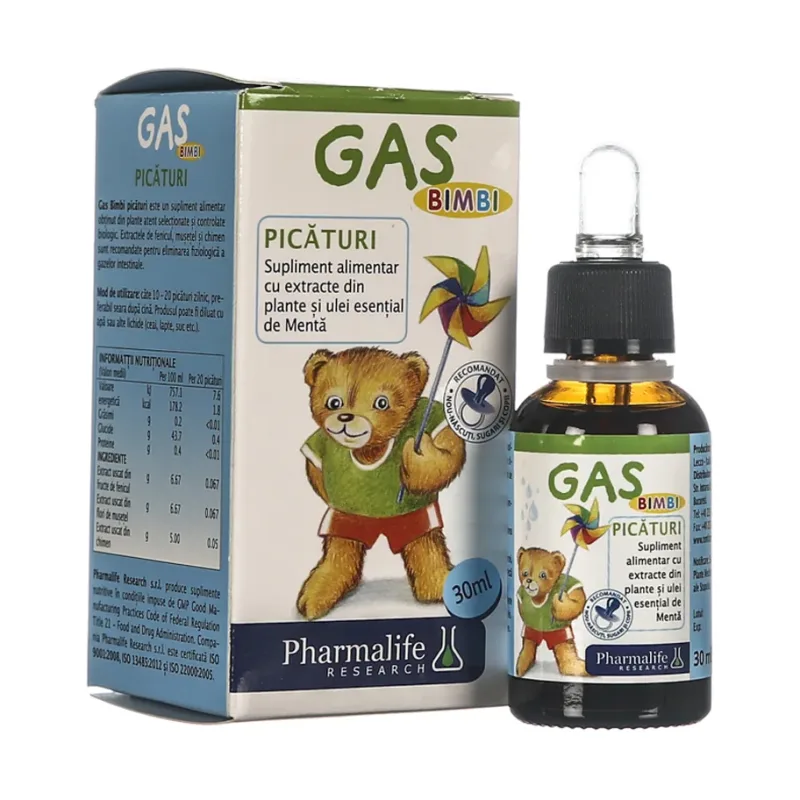 Gas bimbi picaturi - Pharmalife