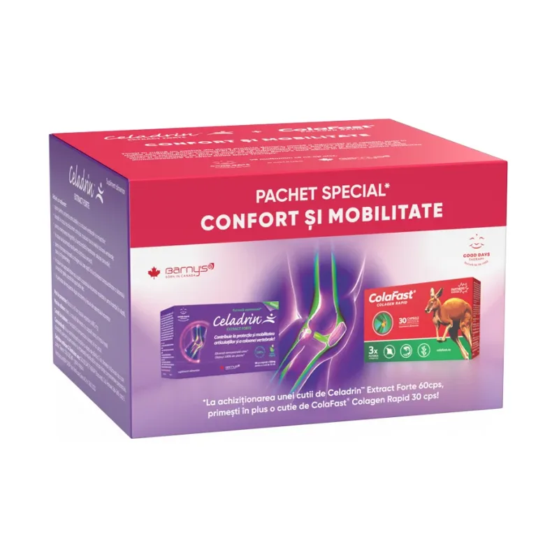 Pachet Celadrin Extract Forte + ColaFast 30 capsule