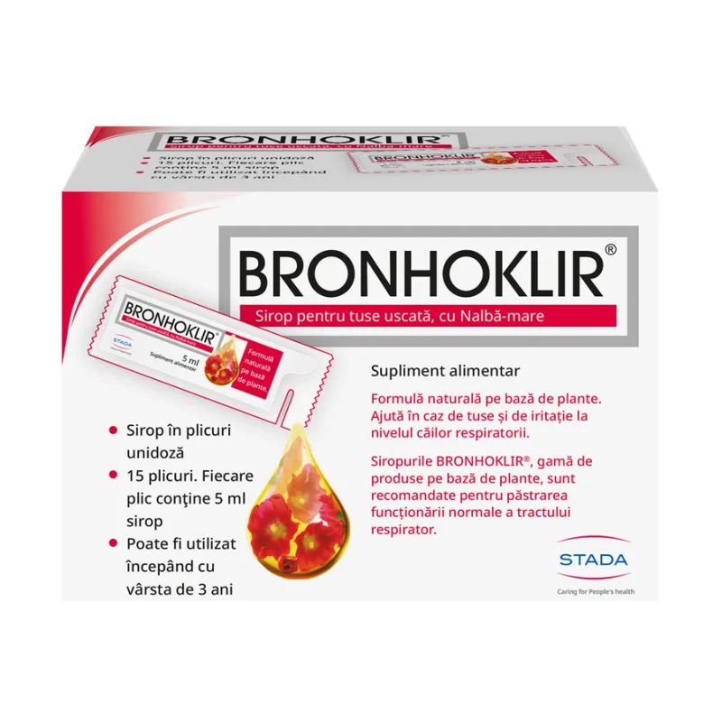5 ml sirop pentru tuse uscata - Bronhoklir