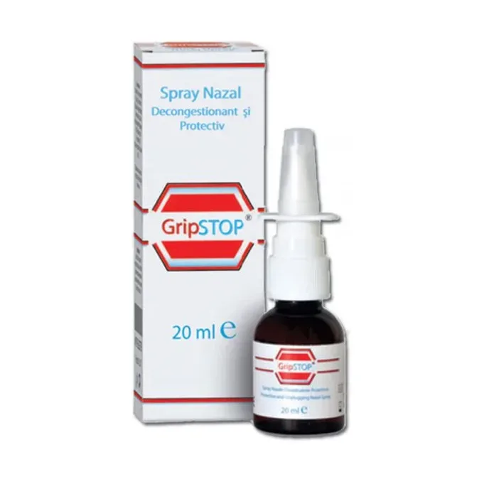 GripStop spray nazal decongestionant si protectiv - 3FPLANTAMED