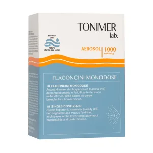 Apa de mare Aerosol 1000 mOsm/Kg 18 flacoane - Tonimer