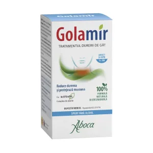 Golamir spray fara alcool adulti si copii - Aboca