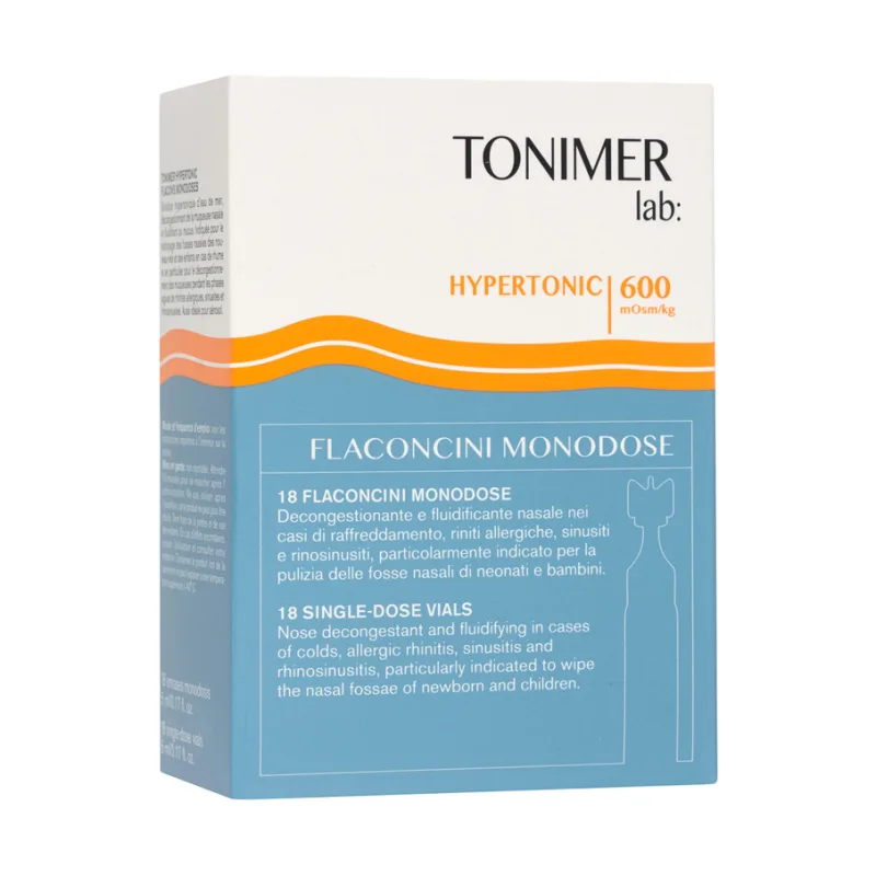 Lab Hipertonic solutie 18 flacoane unidoze - Tonimer