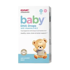 BABY DHA + VITAMINE D si E picaturi - GNC