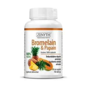 Enzime digestive Bromelain & Papain - Zenyth
