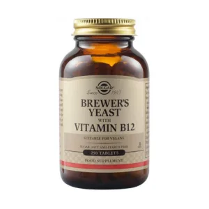 Brewer’s Yeast Drojdie de bere cu Vitamina B12 500 mg - Solgar