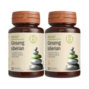 Pachet Ginseng siberian 250 mg - Alevia