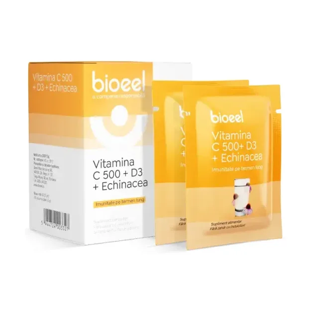 Vitamina C 500 + D3 + Echinacea - Bioeel