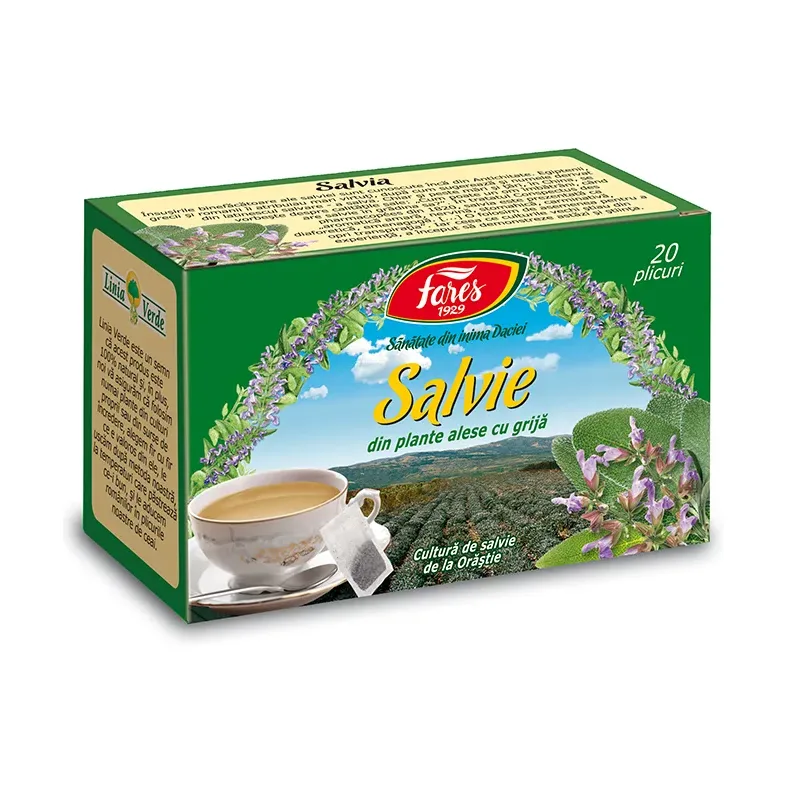 Ceai de salvie 20 doze - Fares