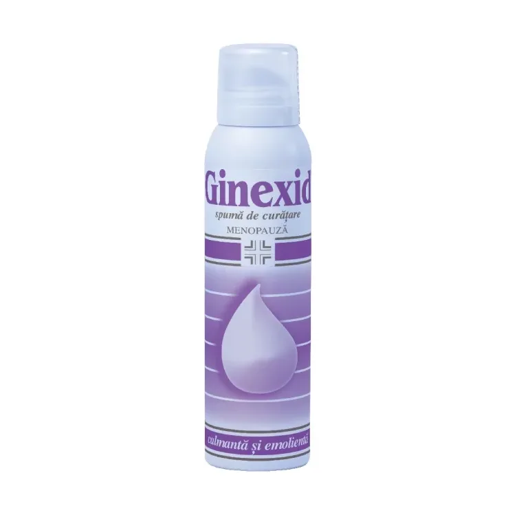 spuma de curatare pentru igiena intima la menopauza - Ginexid