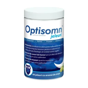 Optisomn jeleuri aroma cirese 60 bucati - Zdrovit