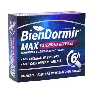 Max Extended Release cu eliberare prelungita - Bien Dormir