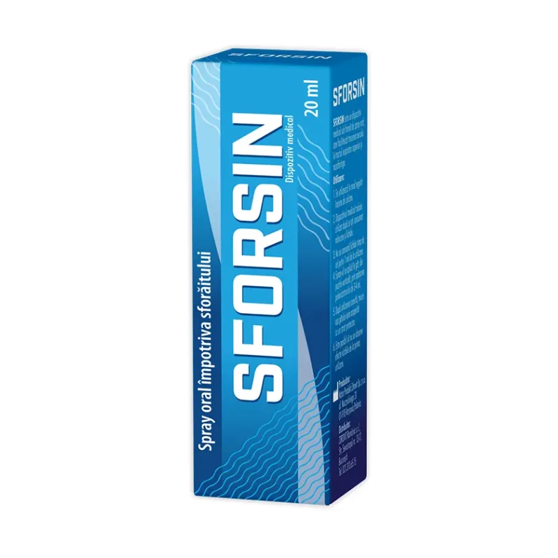 Sforsin spray oral impotriva sforaitului - Zdrovit