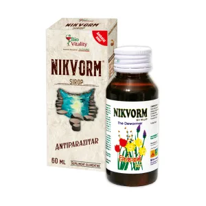 Nikvorm sirop pentru eliminarea parazitilor intestinali - Bio Vitality