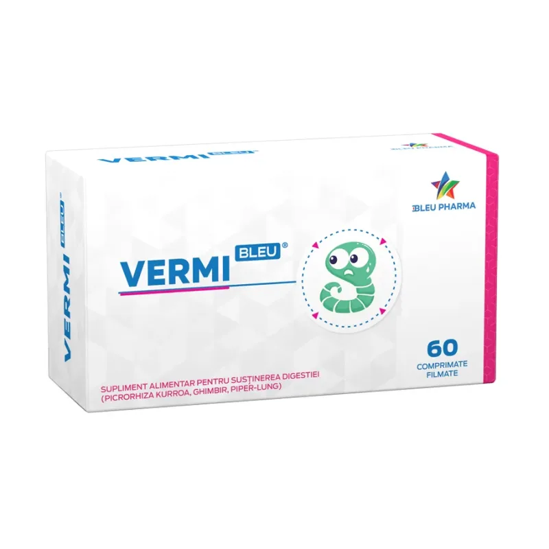 Vermibleu filmate - Bleu Pharma