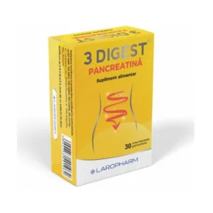 3 Digest Pancreatina filmate gastrorezistente - 3Digest
