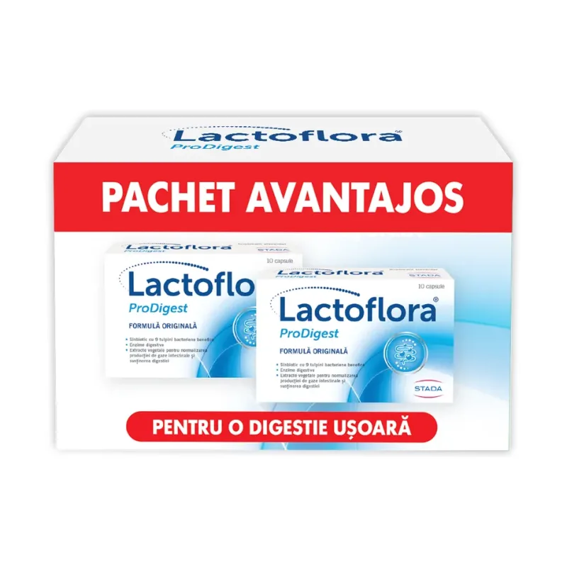 Pachet Lactoflora Prodigest 2 - Stada