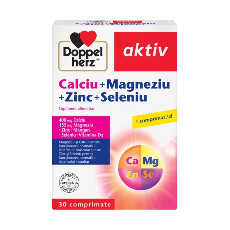 Calciu Magneziu Zinc Seleniu - Doppelherz