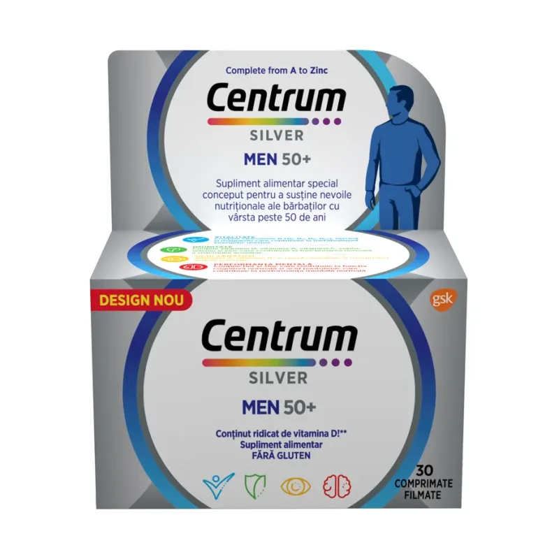 Silver 50+ pentru barbati - Centrum