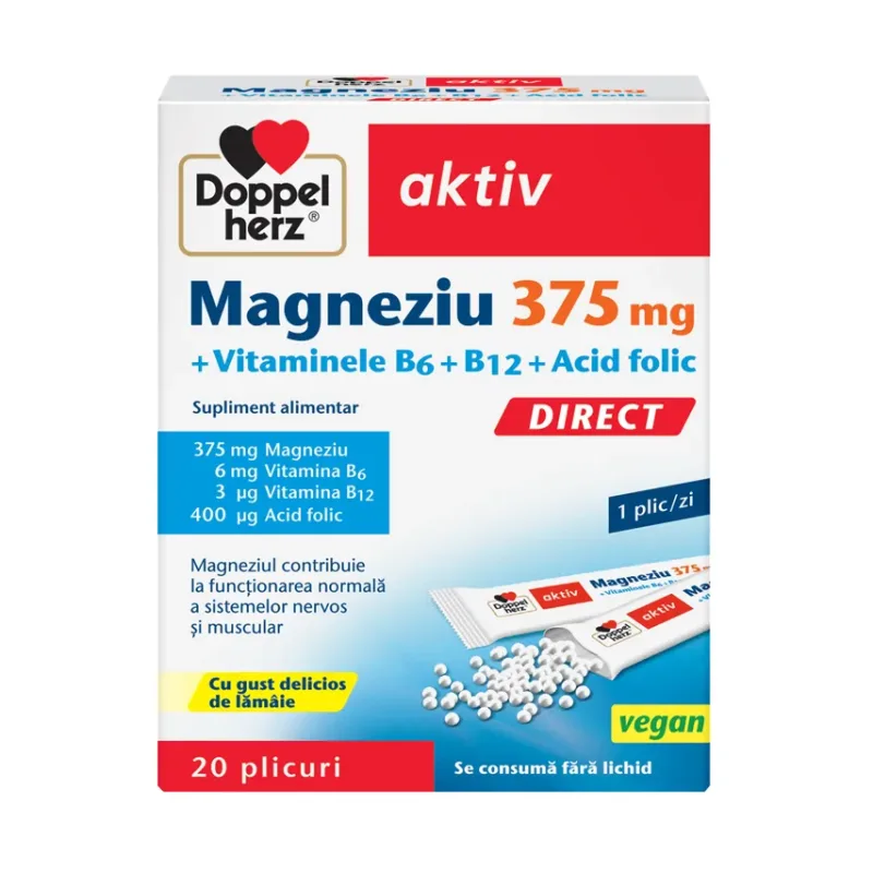 Aktiv Magneziu 375 mg direct - Doppelherz