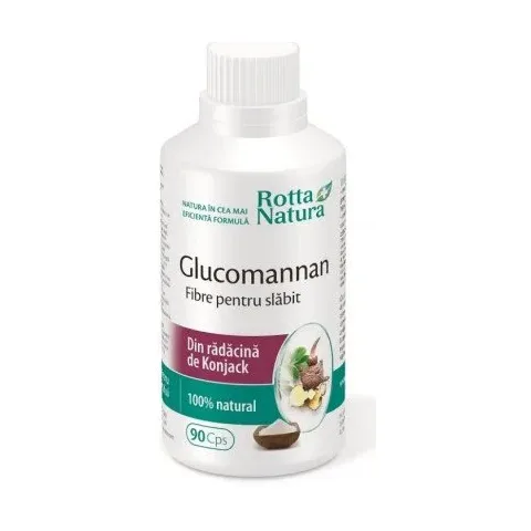 Glucomannan fibre pentru slabit - Rotta Natura