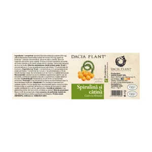 Spirulina si Catina comprimate - Dacia Plant