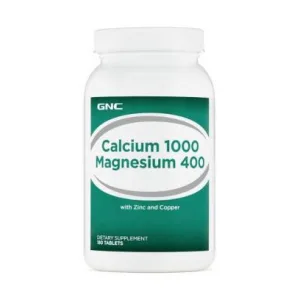 Calciu 1000 mg si Magneziu 400 mg - GNC