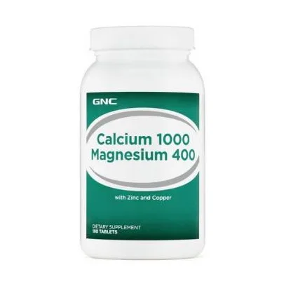 Calciu 1000 mg si Magneziu 400 mg - GNC