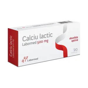 Calciu lactic 500 mg - Labormed