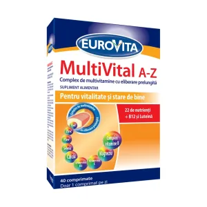 Complex de vitamine și minerale Multivital A - Z - Eurovita