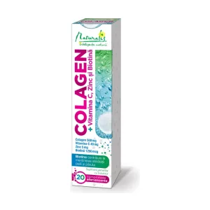 COLAGEN + Vit C Zinc si Biotina efervescente - Naturalis