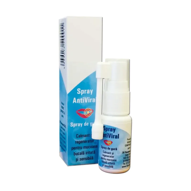 Spray antiviral pentru cavitatea bucala - 3FPLANTAMED