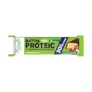 Baton proteic cu aroma de alune de padure - Naturalis
