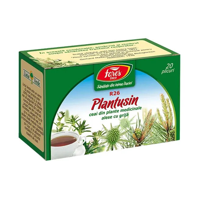 Ceai antibronsic de plante medicinale Plantusin - Fares