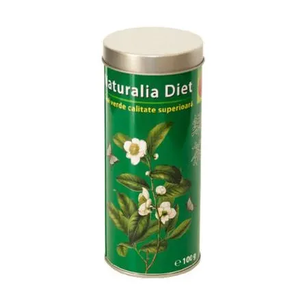 Ceai verde calitate superioara cutie de metal NATURALIA DIET - Naturalia Diet