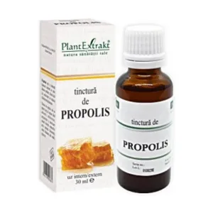 PLE Tinctura de propolis actiune antimicrobiana - Plant Extrakt