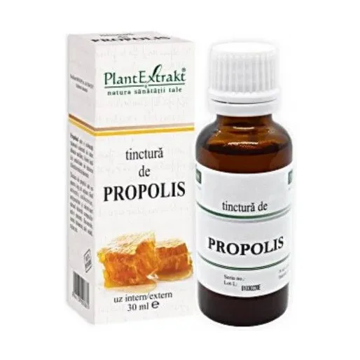 PLE Tinctura de propolis actiune antimicrobiana - Plant Extrakt