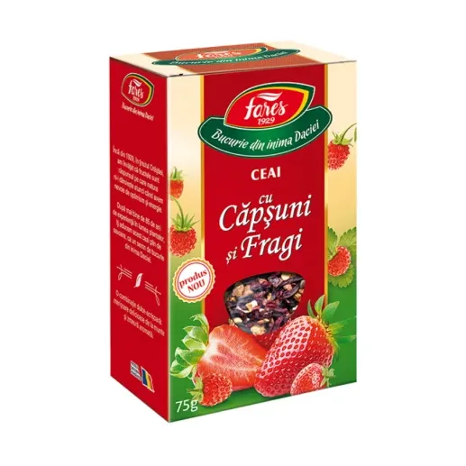 Ceai cu capsuni si fragi Fares - Fares