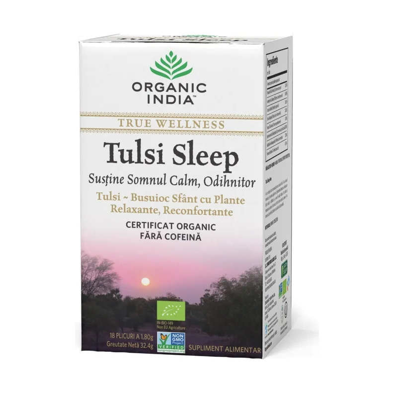 Ceai Wellness Tulsi Sleep Organic India - Organic India