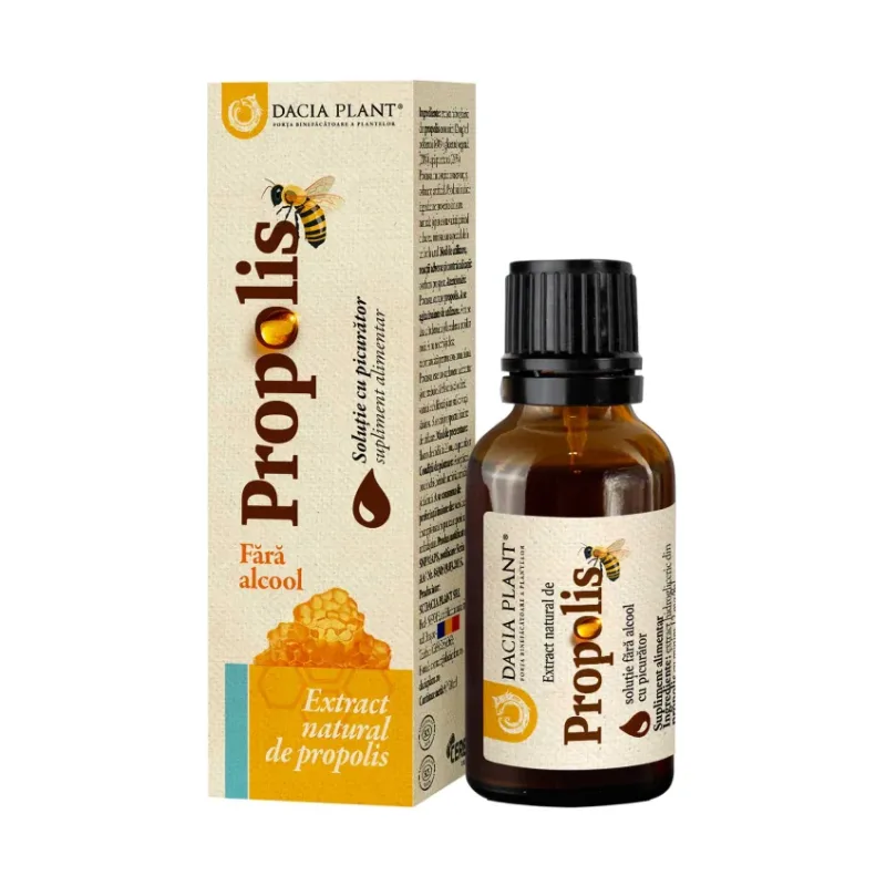 Propolis fara alcool cu picurator - Dacia Plant