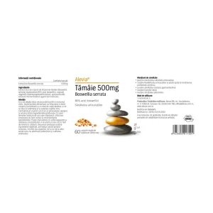 Tămâie 500mg Boswellia serrata - Alevia