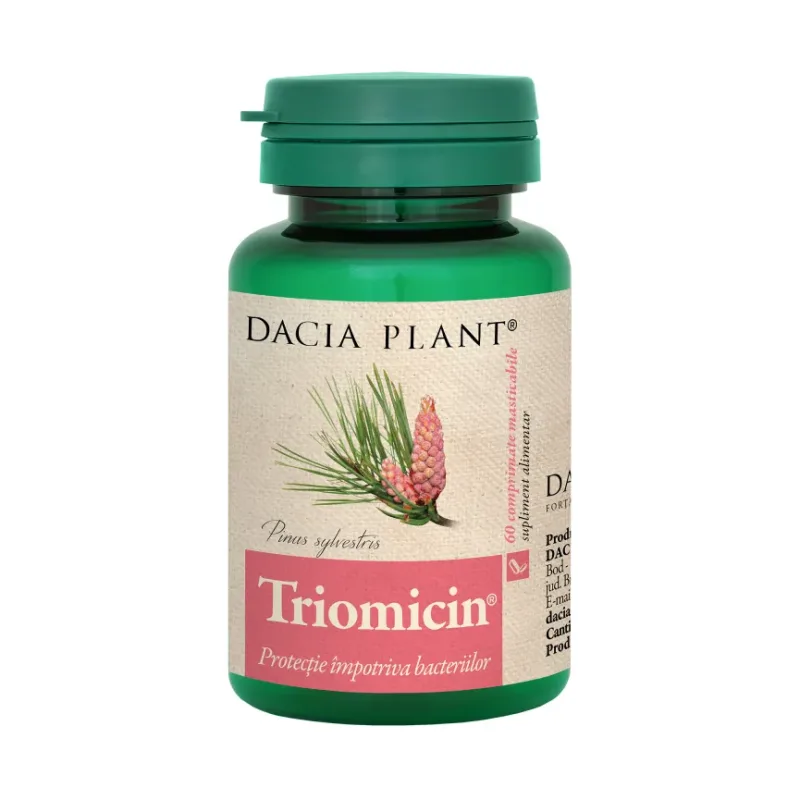 Triomicin comprimate masticabile - Dacia Plant