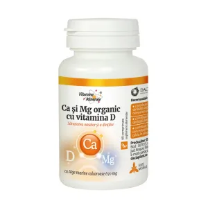 Ca si Mg Organic cu Vitamina D comprimate - Vitamine si Minerale