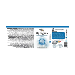 Magneziu Organic comprimate - Vitamine si Minerale