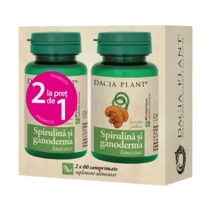 Spirulina si Ganoderma comprimate - Dacia Plant