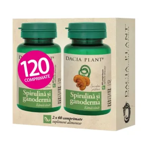 Spirulina si Ganoderma comprimate - Dacia Plant