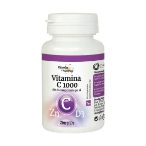 Vitamina C cu Zinc si D3 comprimate - Vitamine si Minerale