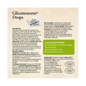 Glicemonorm Drops - Dacia Plant